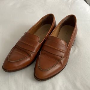 Aldo Brown Leather Loafers